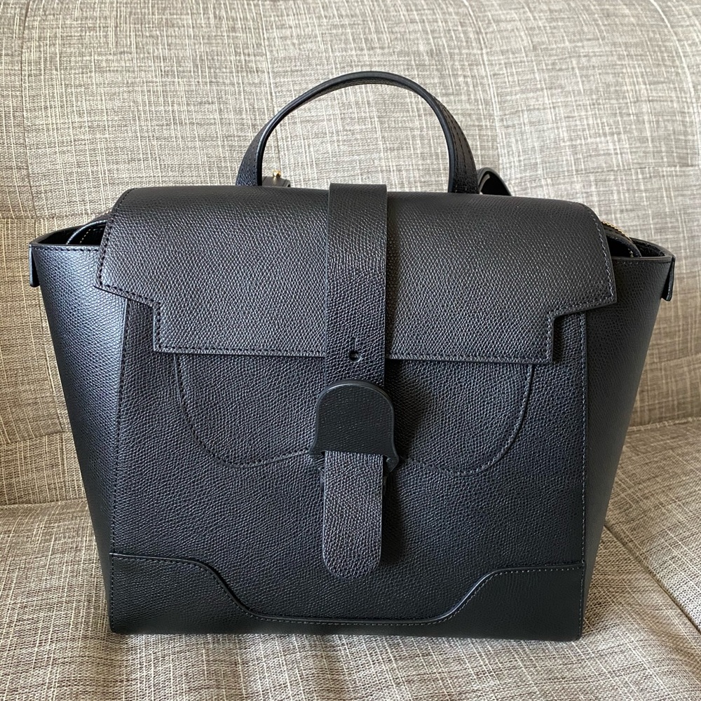 SOLD - Senreve Midi Maestra - Black Pebbled Leather LIKE NEW